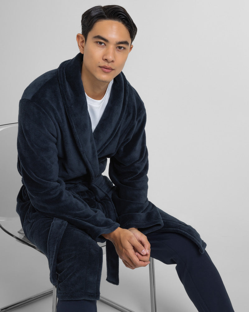 calvin klein light blue dress shirt Indigo Blue Women's Dressing Gown