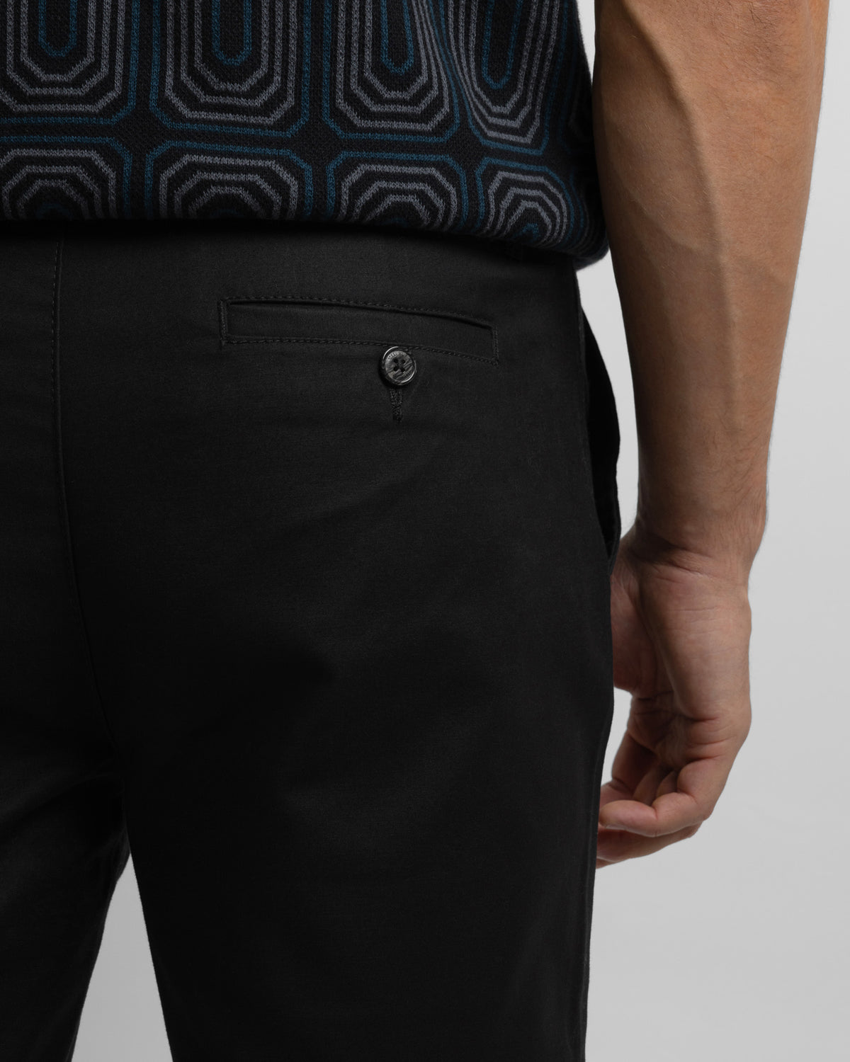 Smart Slim Fit Cotton Stretch Chino Trousers