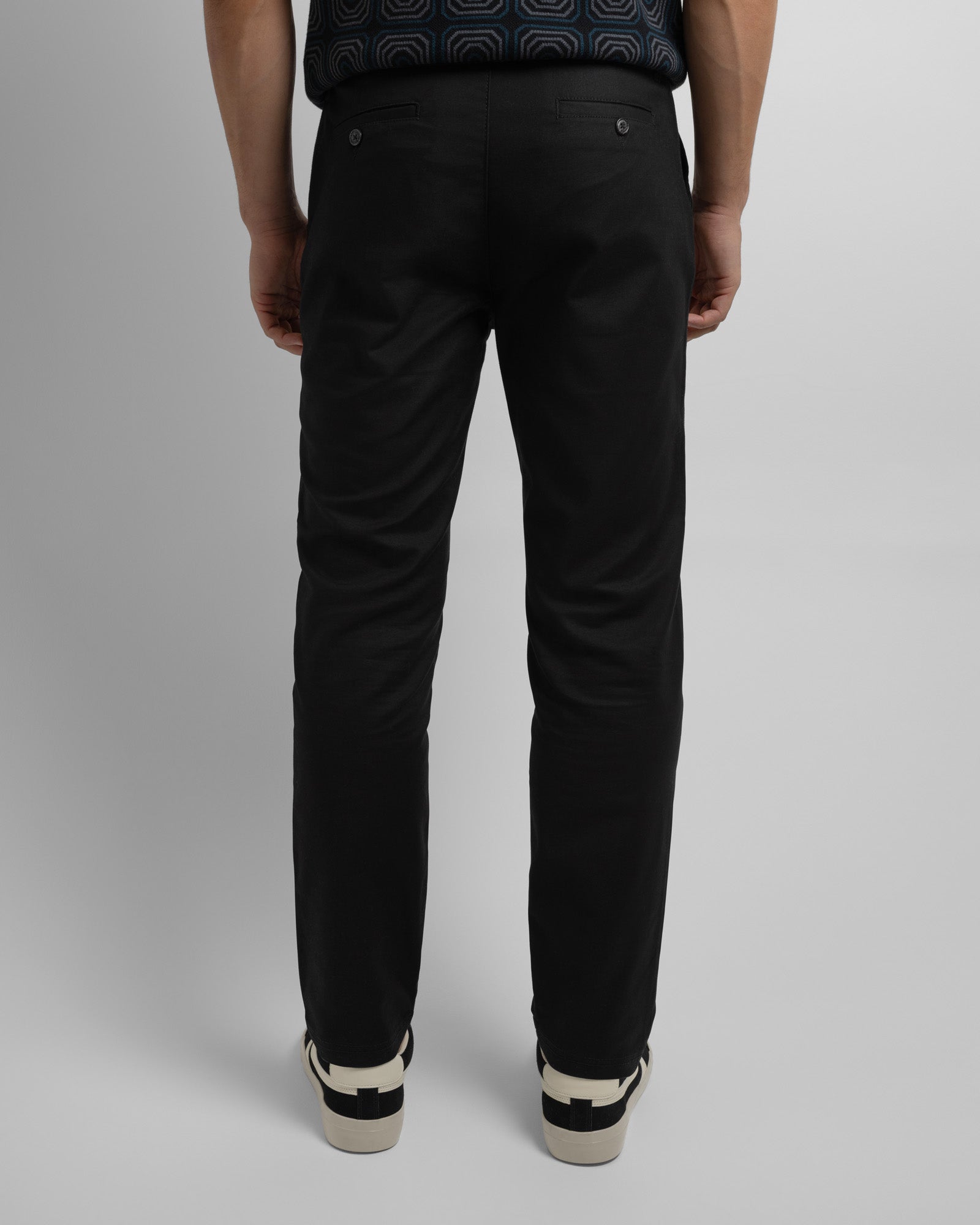 Smart Slim Fit Cotton Stretch Chino Trousers