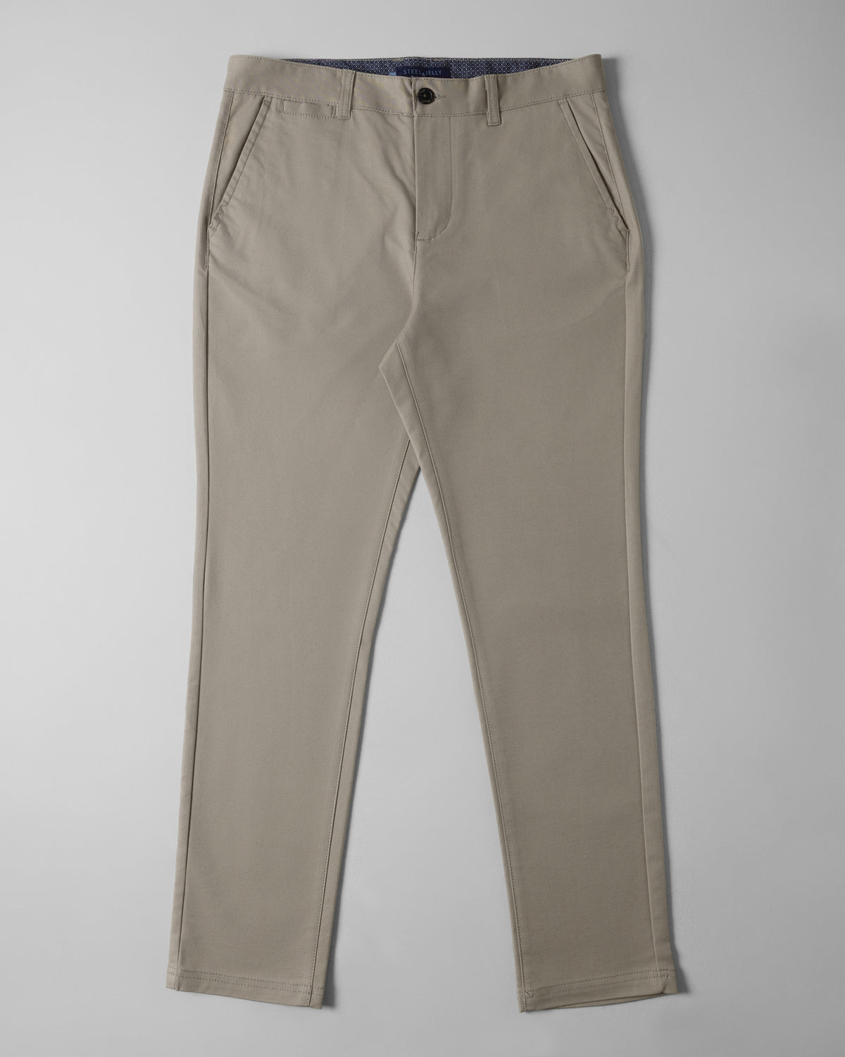 Smart Slim Fit Cotton Stretch Chino Trousers
