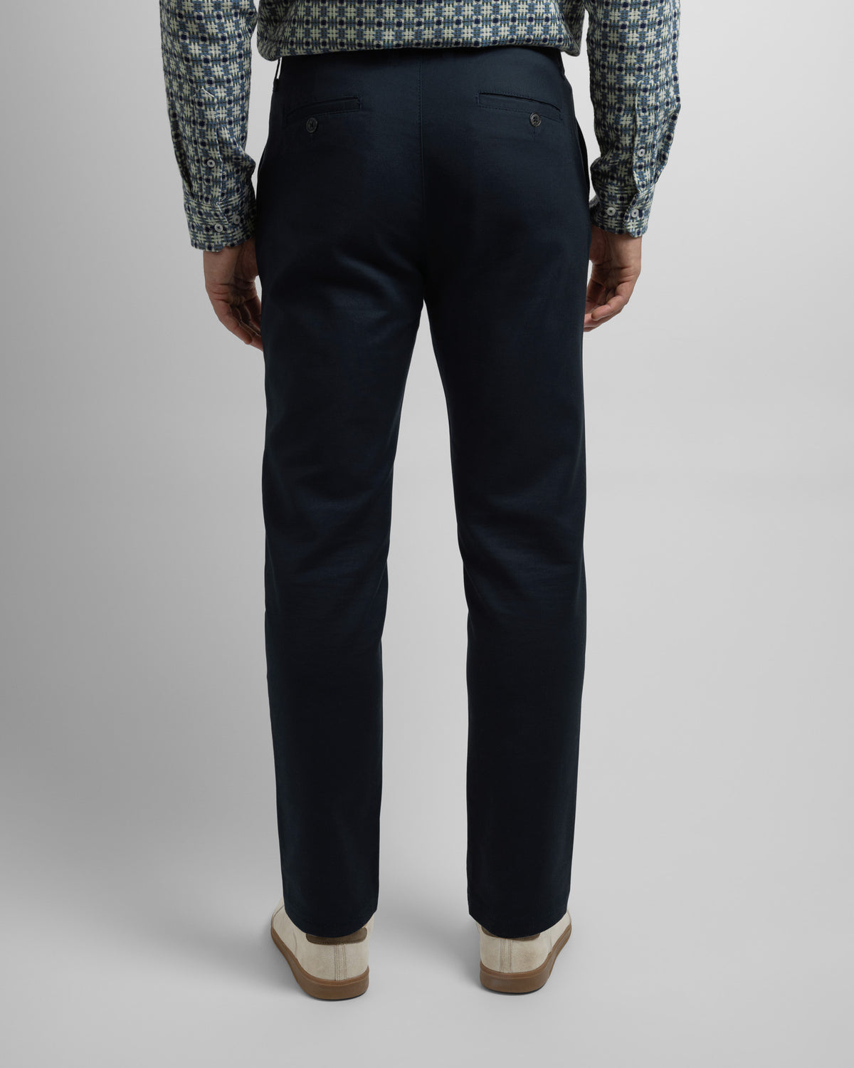 Smart Slim Fit Cotton Stretch Chino Trousers