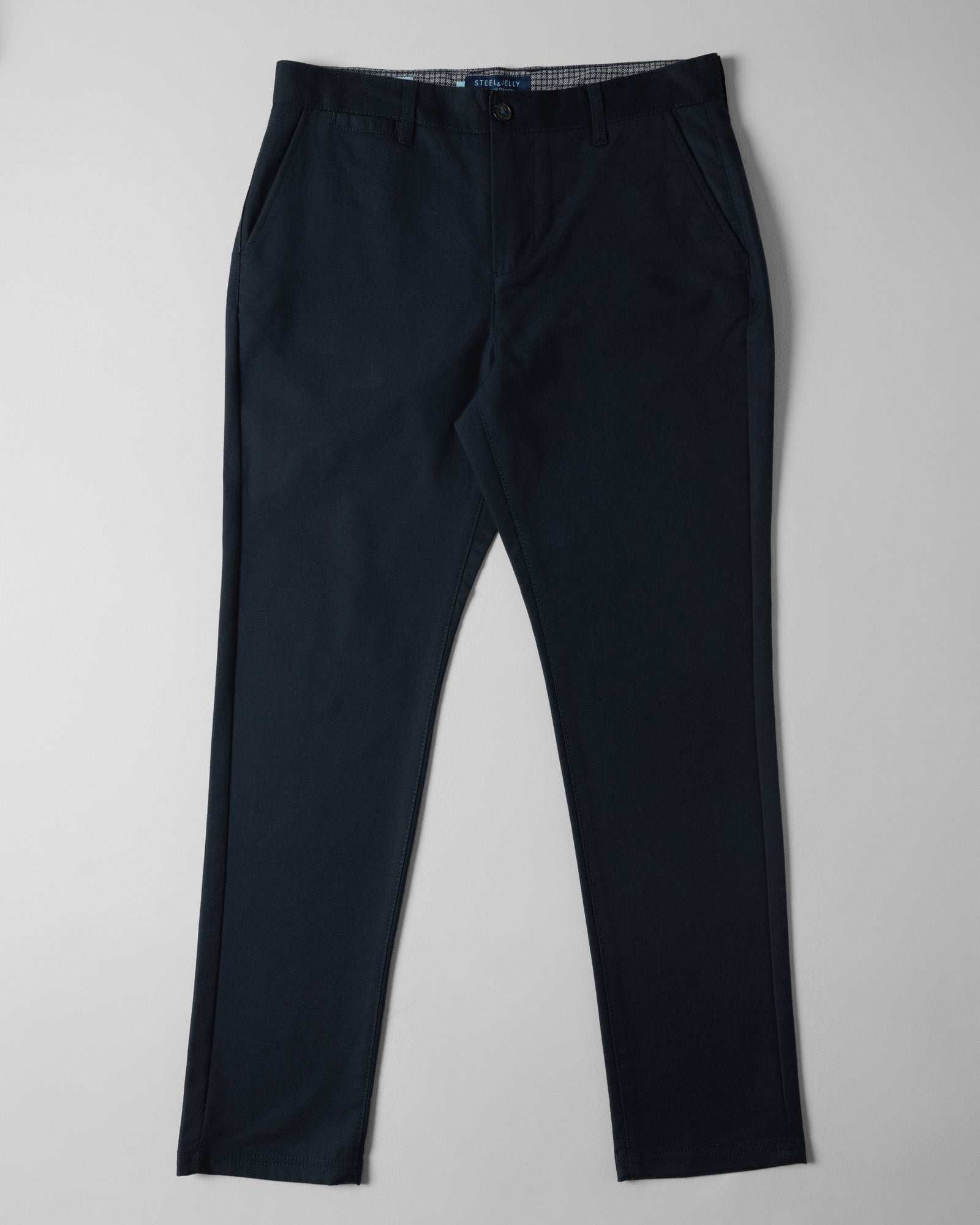 Smart Slim Fit Cotton Stretch Chino Trousers