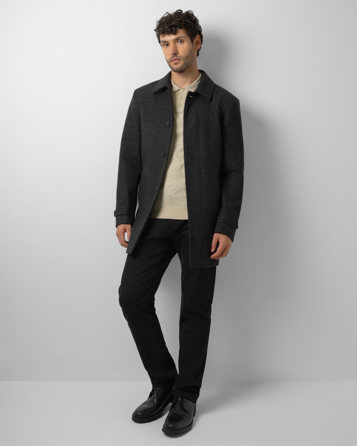 Cavan - Shadow Check Car Coat