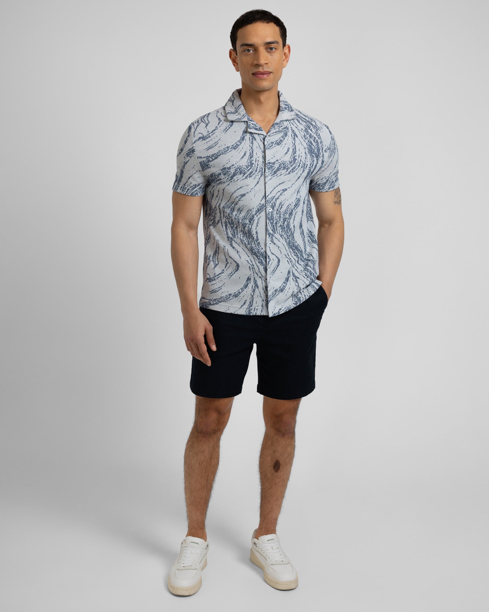 Pinner - Wave Effect Short Sleeve Shirt