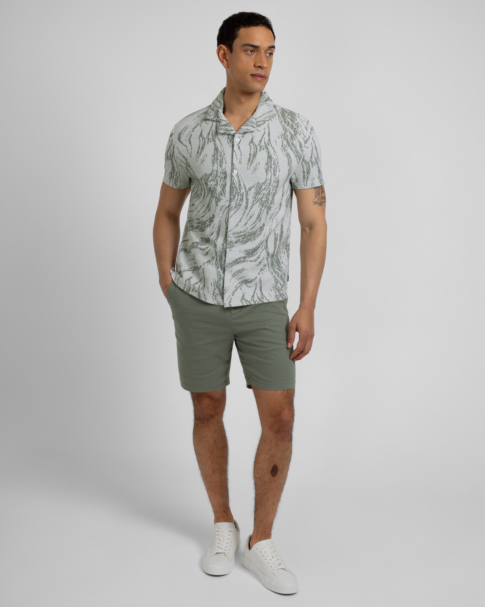 Pinner - Wave Effect Short Sleeve Shirt