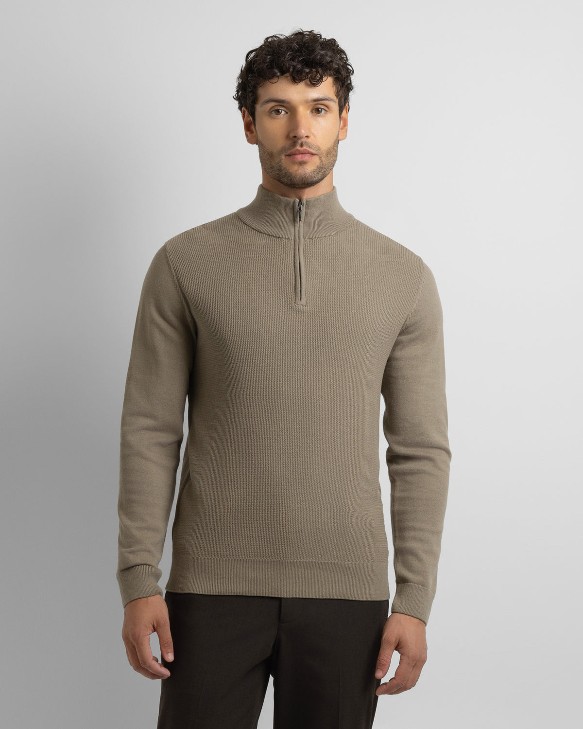 Knitted 1/4 Zip Jumper