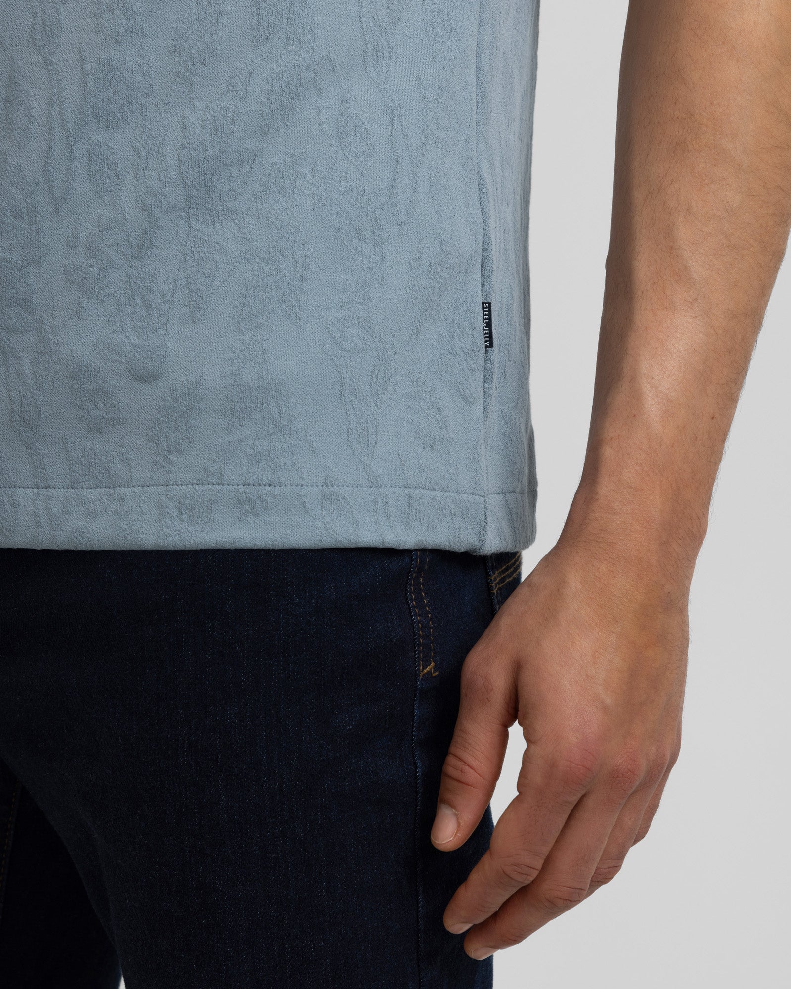 Norwood - Leaf Textured Polo Shirt