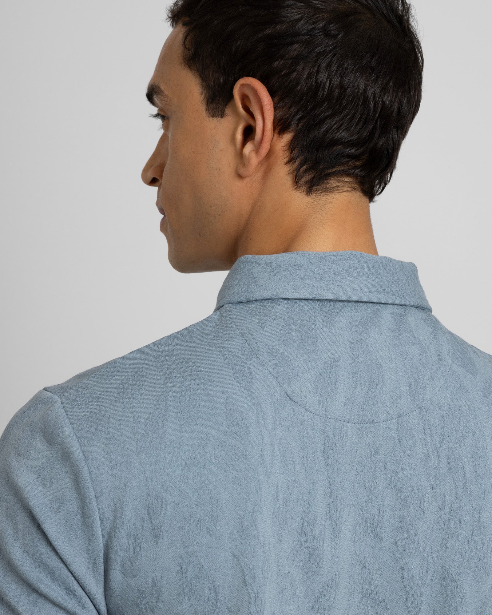 Norwood - Leaf Textured Polo Shirt