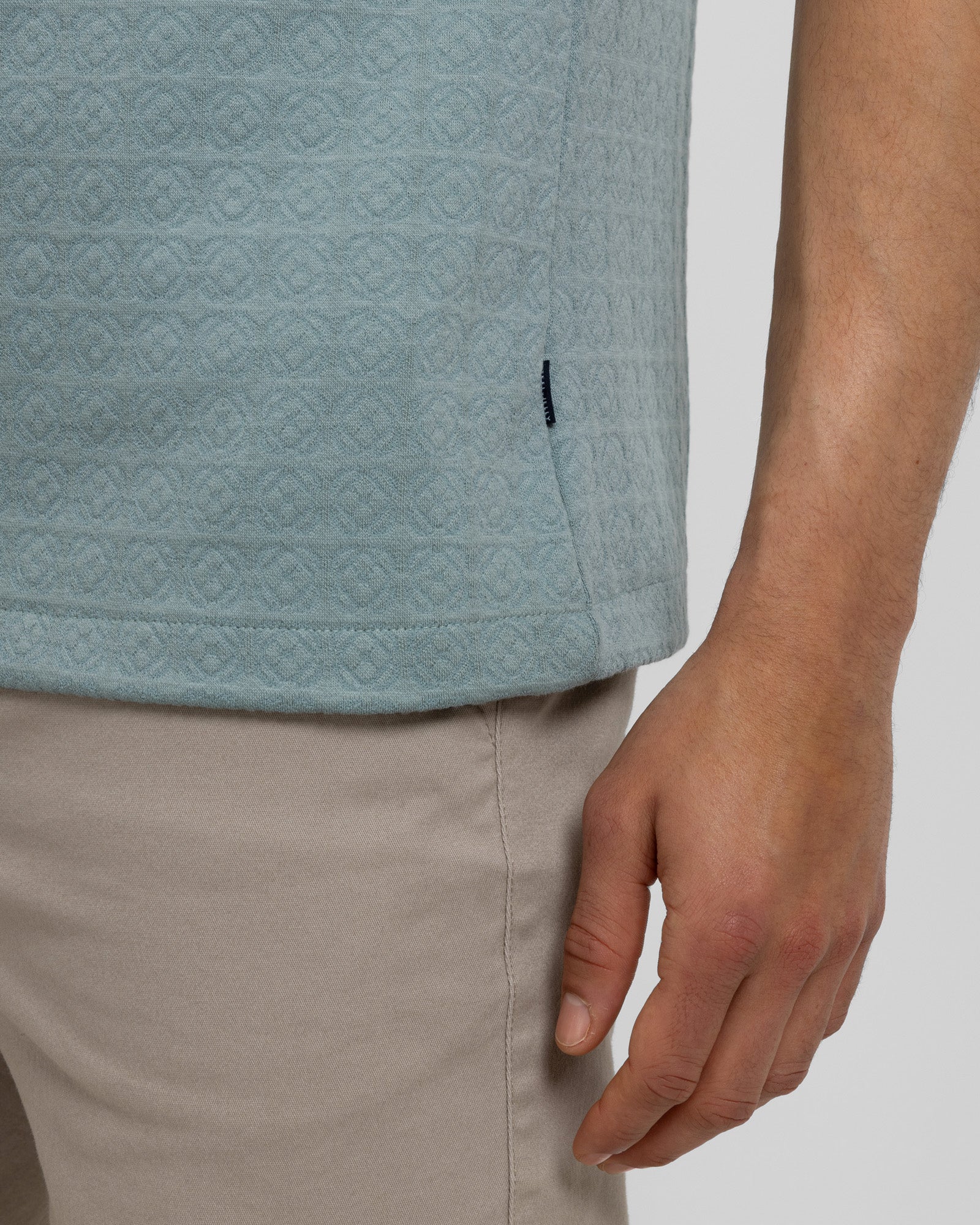 Crofton - Tile Jacquard Textured Polo Shirt