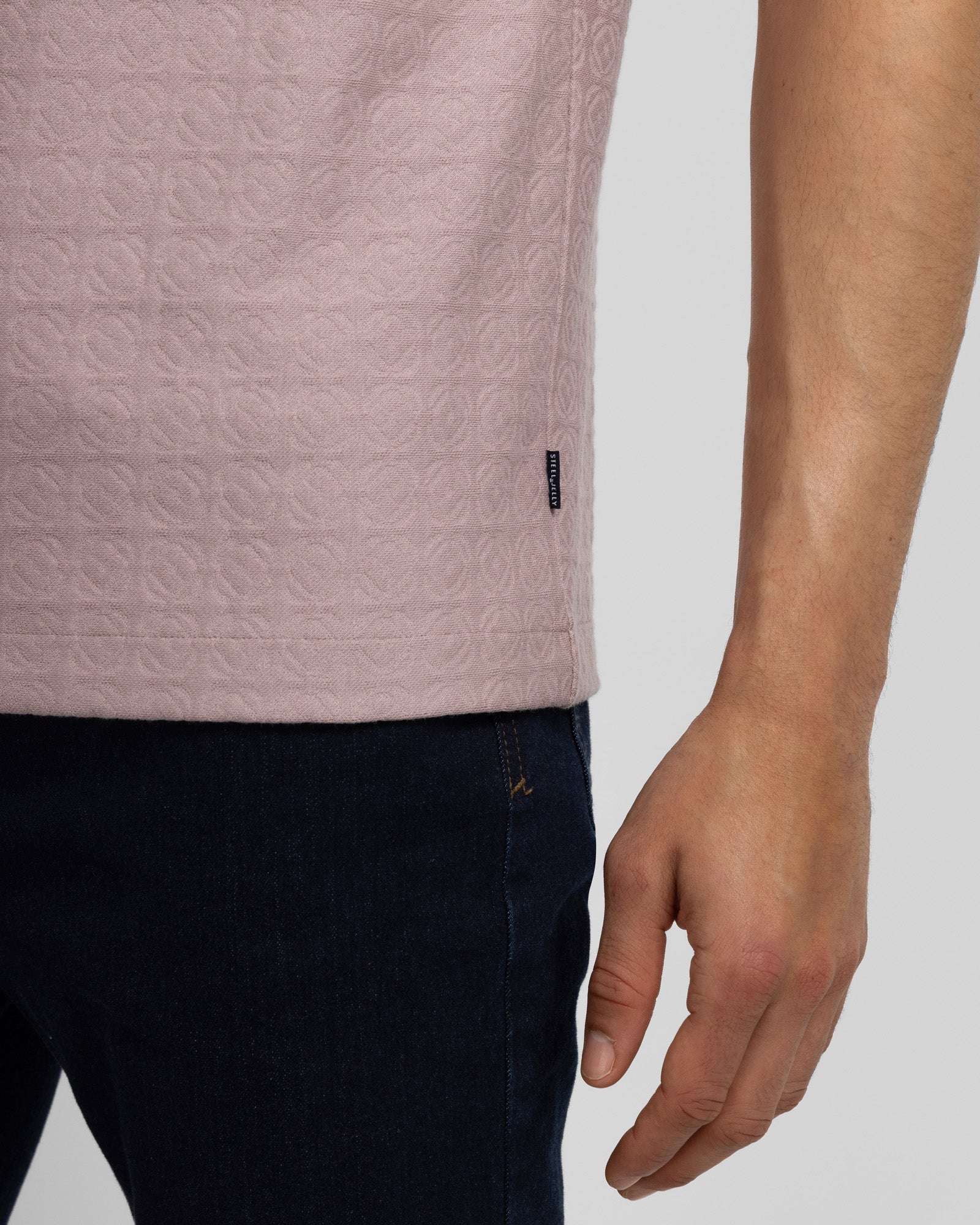 Crofton - Tile Jacquard Textured Polo Shirt