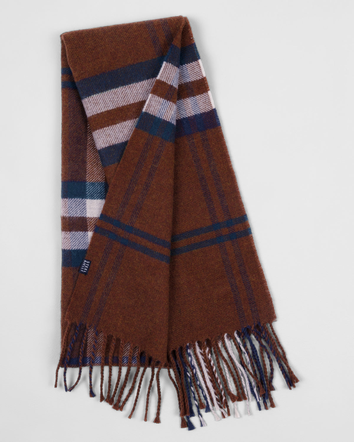 Farley – Rust Check Scarf