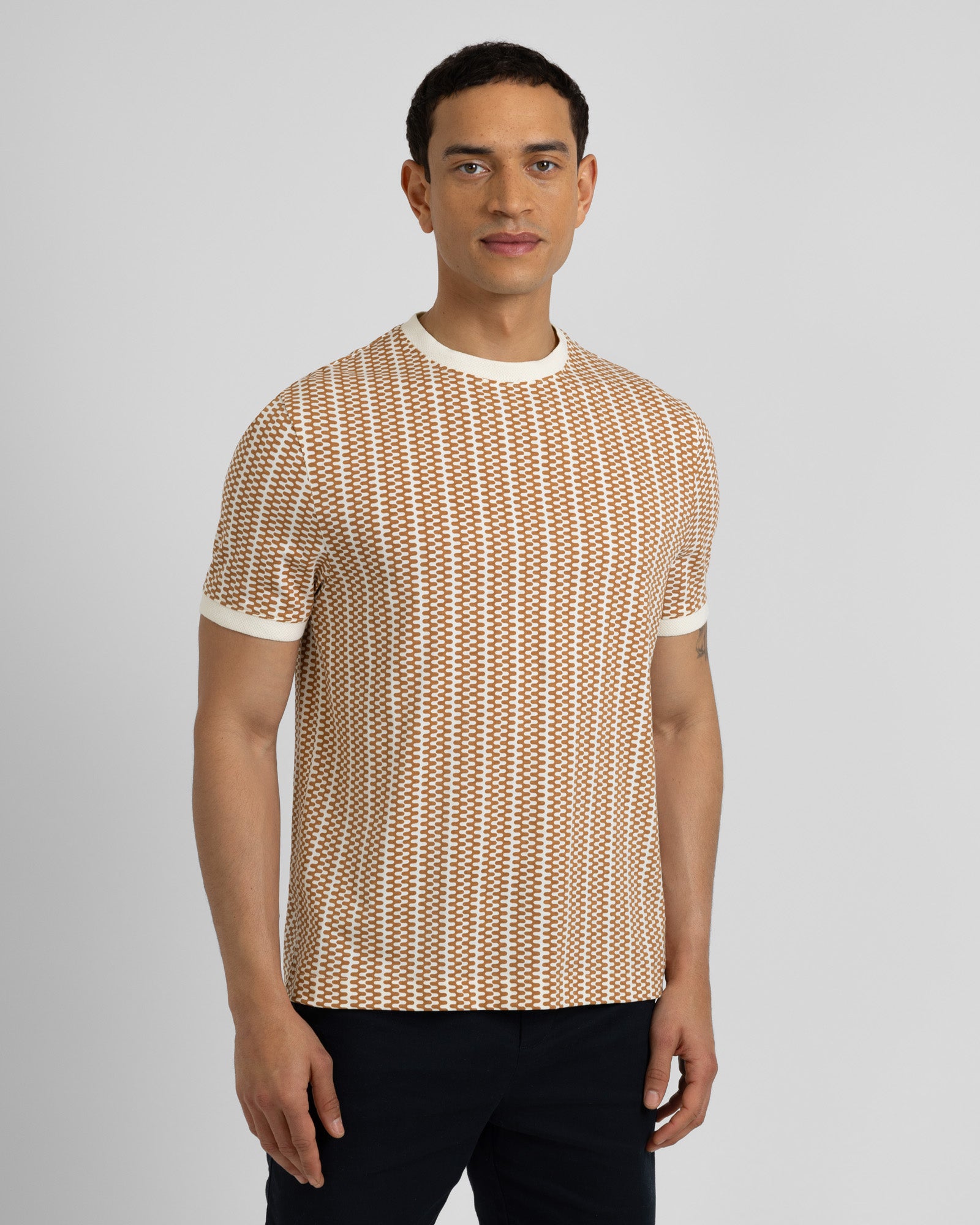 Pixley - Wavy Stripe Printed T-Shirt