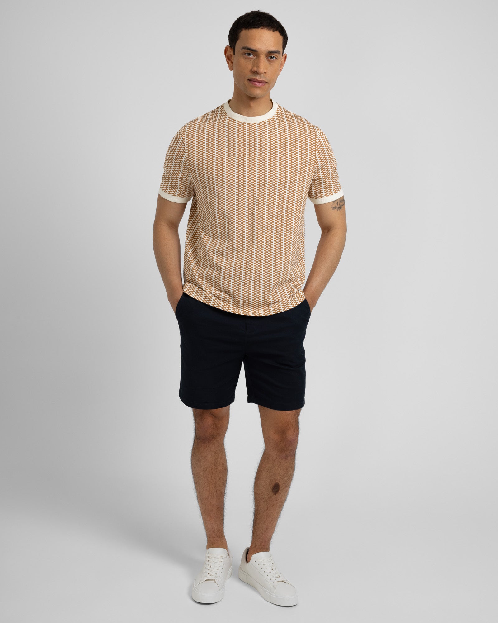 Pixley - Wavy Stripe Printed T-Shirt