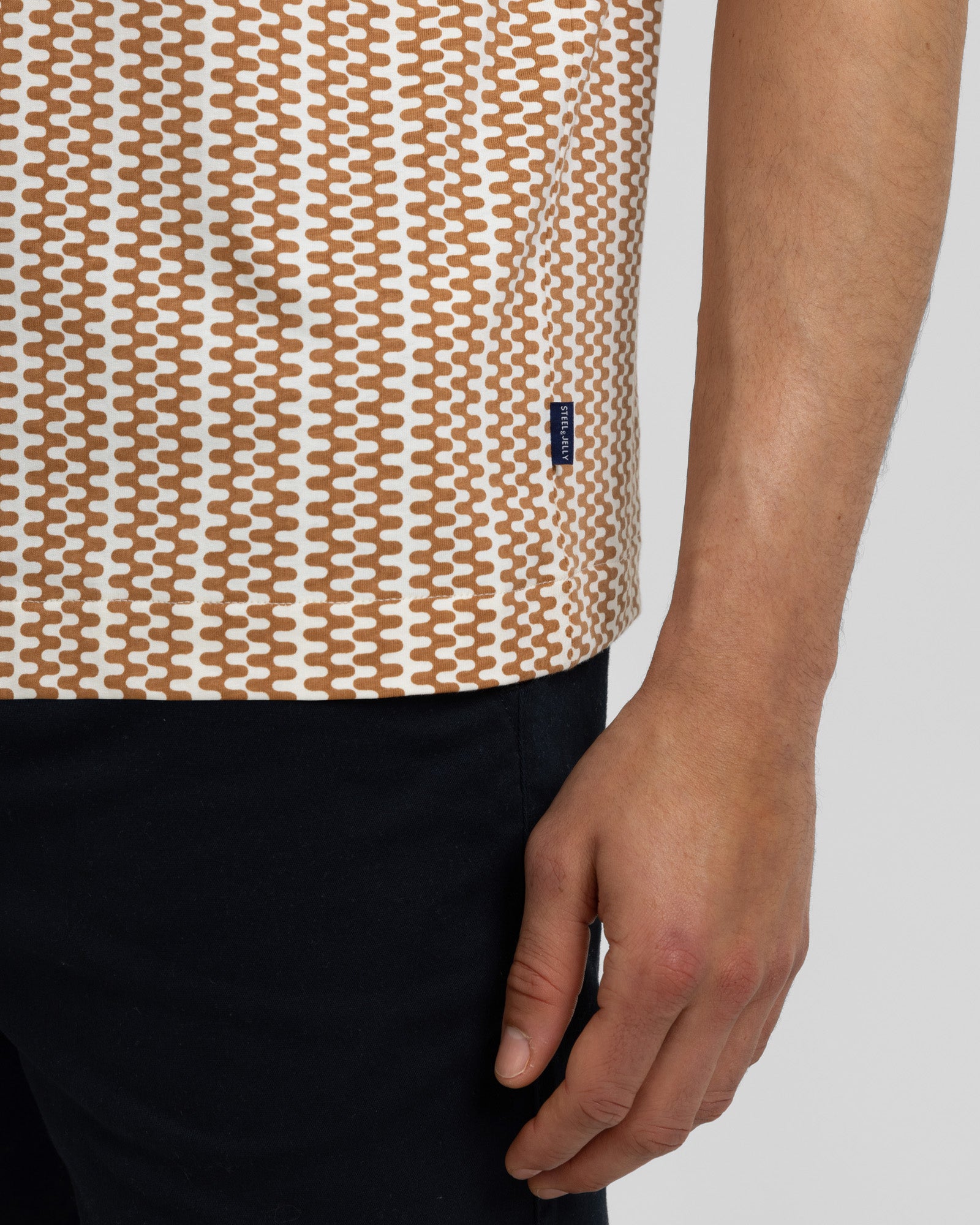 Pixley - Wavy Stripe Printed T-Shirt