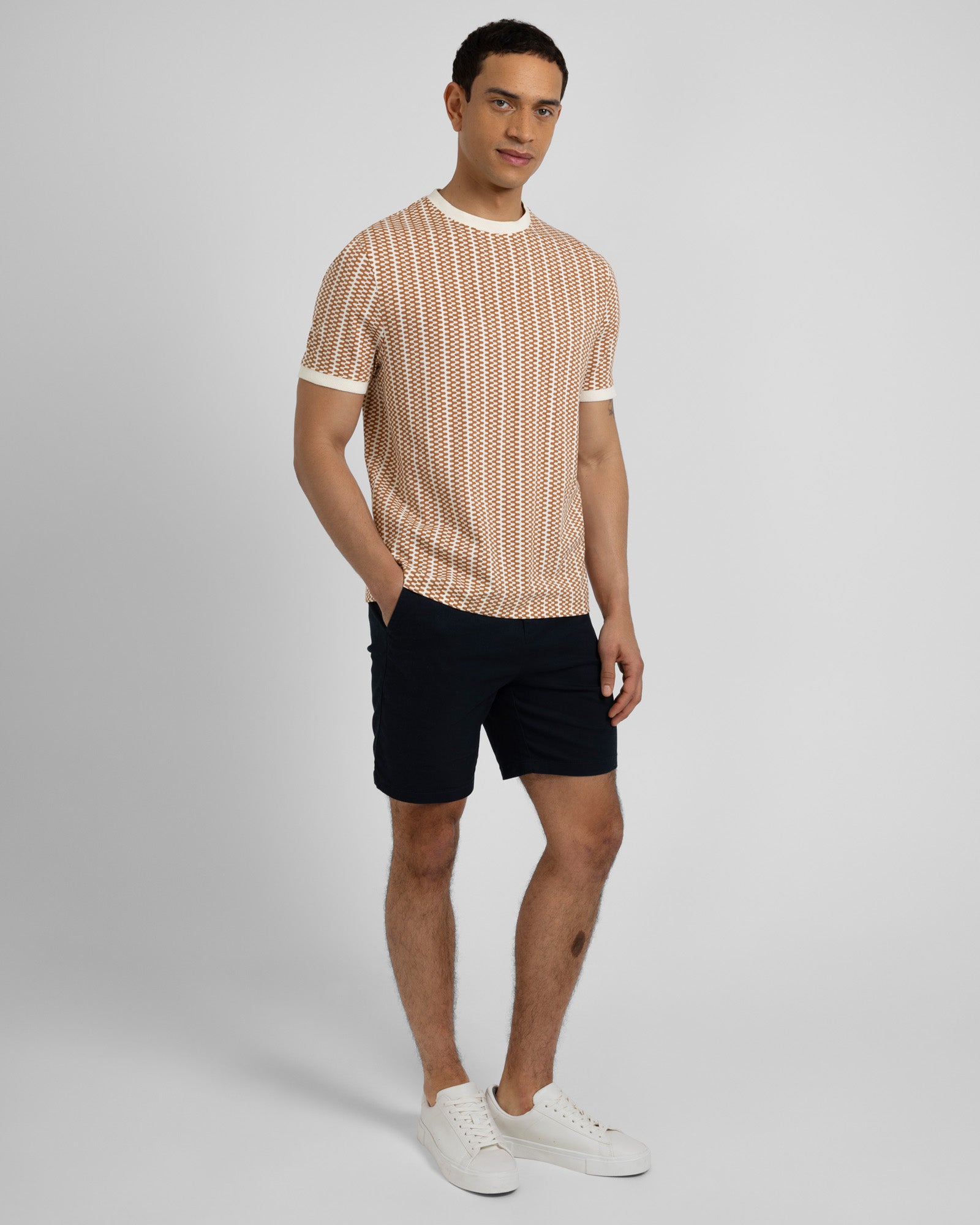 Pixley - Wavy Stripe Printed T-Shirt