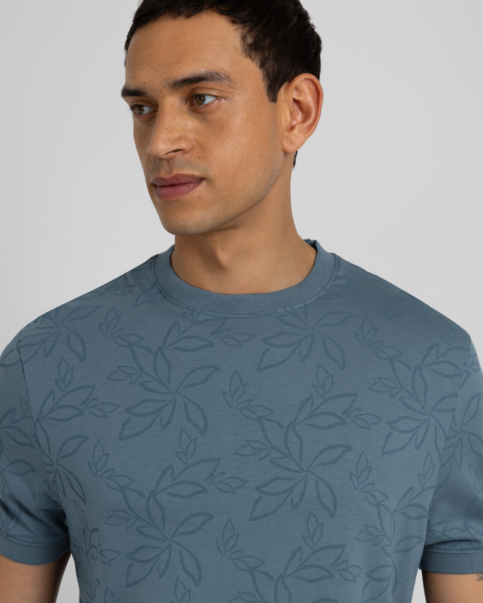 Baker - Tonal Floral Printed T-Shirt