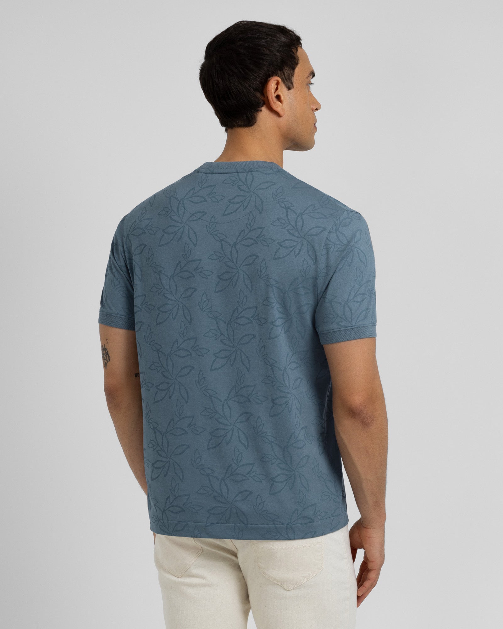 Baker - Tonal Floral Printed T-Shirt