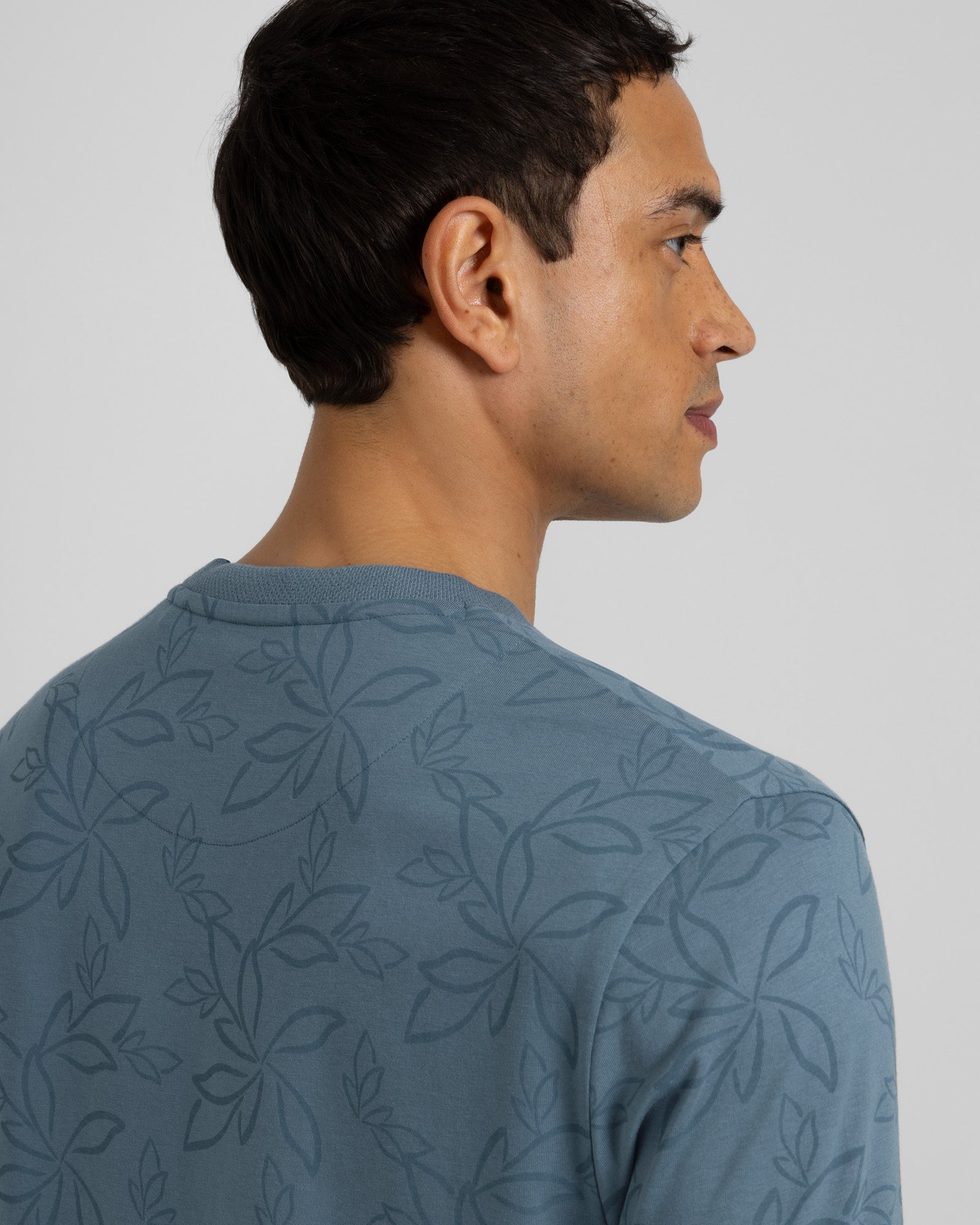 Baker - Tonal Floral Printed T-Shirt