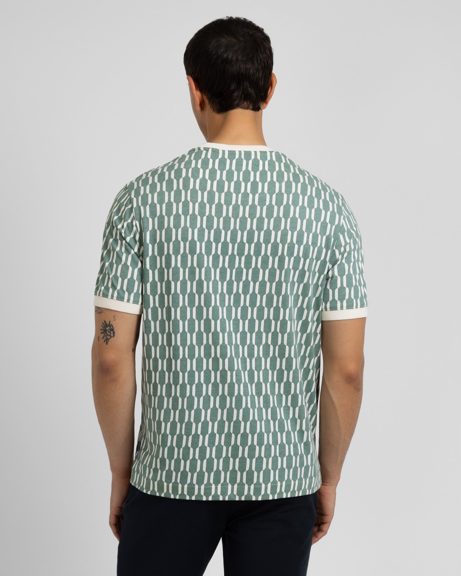 Thirza - Retro Geometric Printed T-Shirt