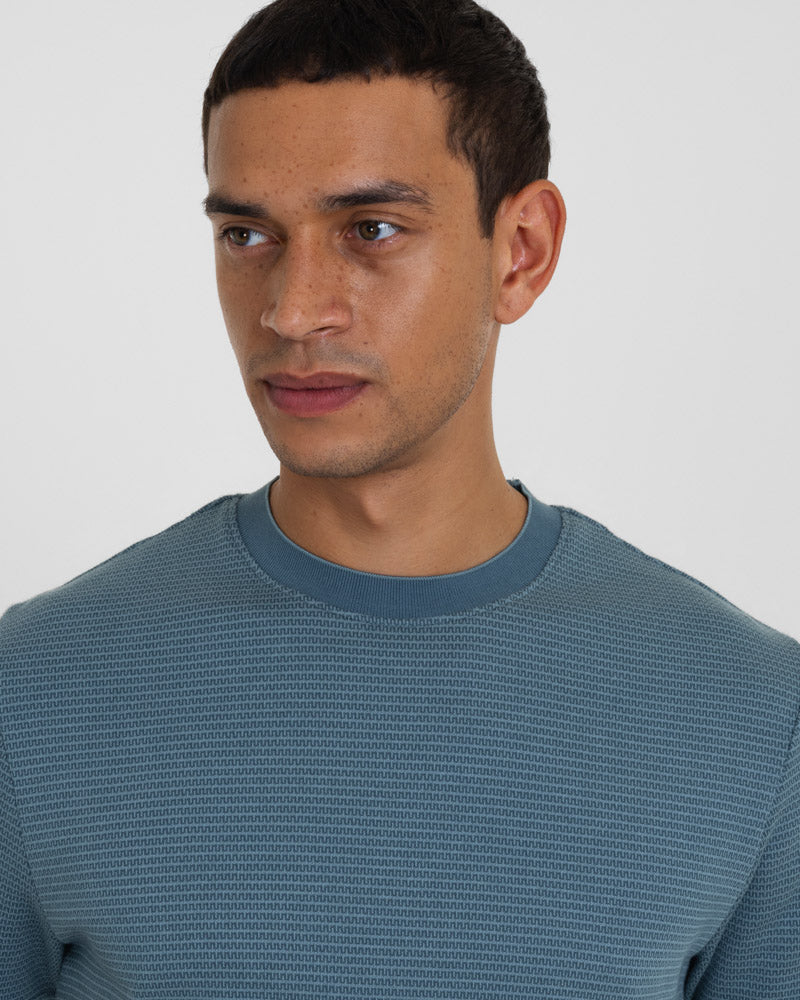 Eltham - Mini Geo Jacquard T-Shirt