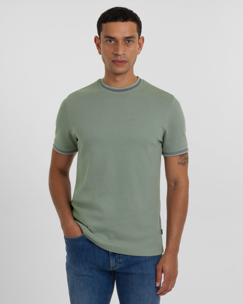Hayes - Rib Detail T-Shirt