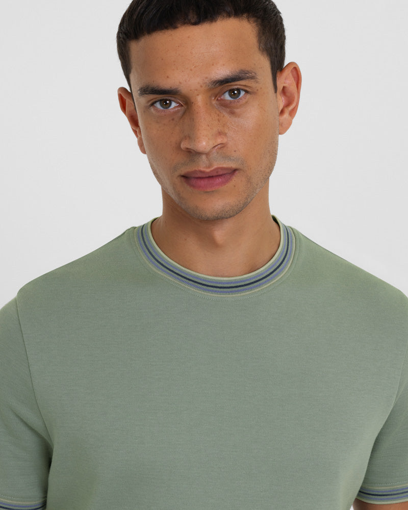 Hayes - Rib Detail T-Shirt