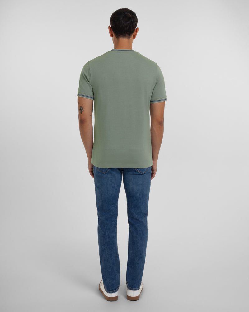 Hayes - Rib Detail T-Shirt