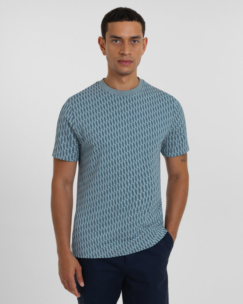 Mitcham - Abstract Geo Print T-Shirt