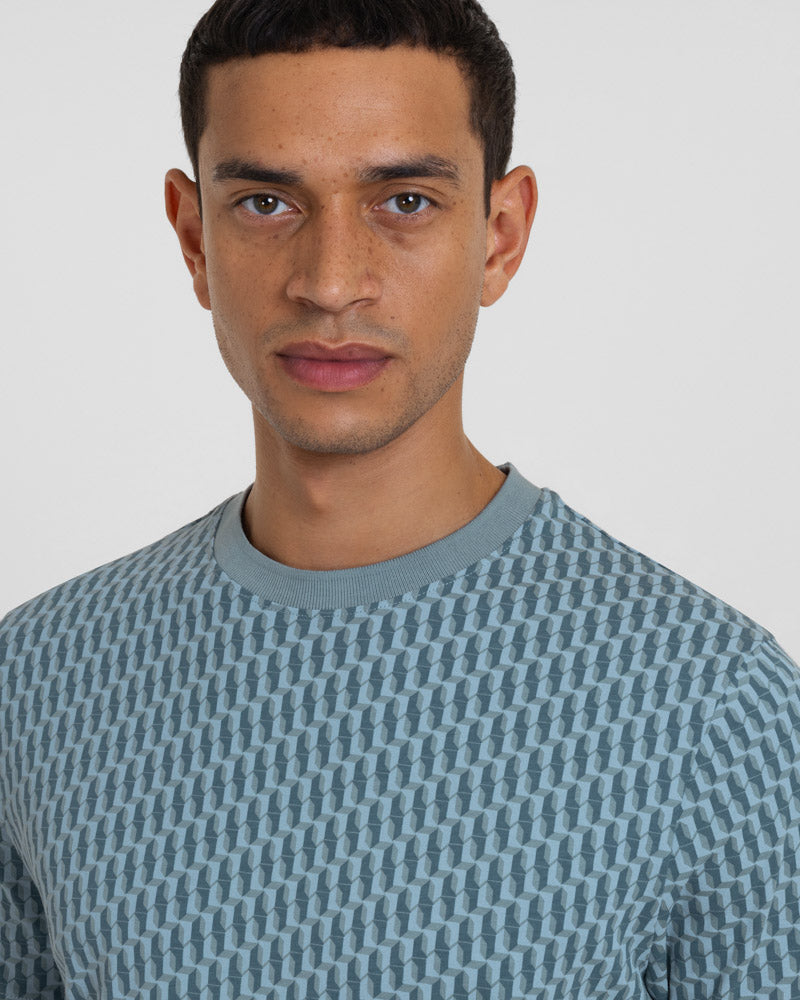 Mitcham - Abstract Geo Print T-Shirt