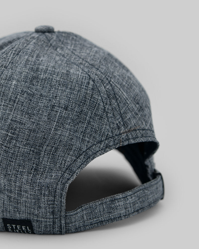 Navy & Grey Textured Cap
