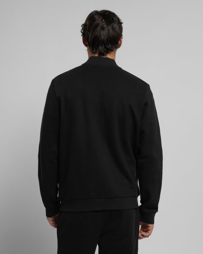 Tarporley – Pique Jersey Bomber & Jogger Set Black