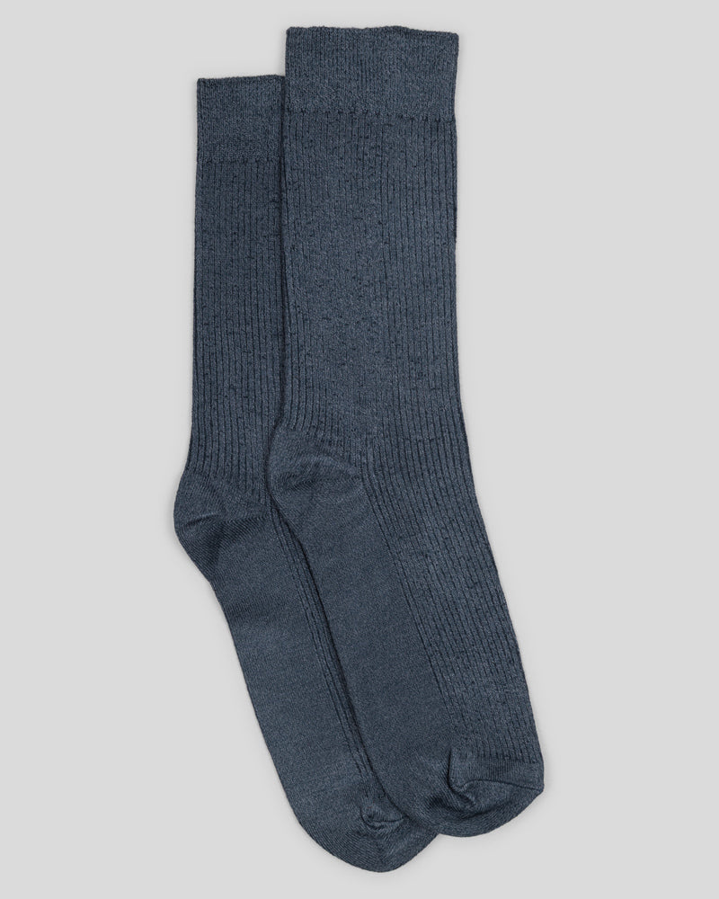 Steel & Jelly Men’s Lester Navy Bamboo Blend Beanie & Sock Set