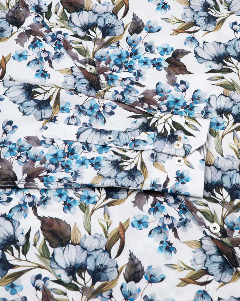 Limited Edition Bold Floral Print Long Sleeve Shirt