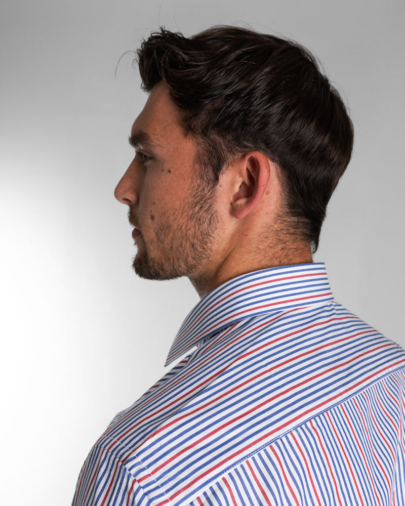 Limited Edition Two Colour Stripe Long Sleeve Shirt