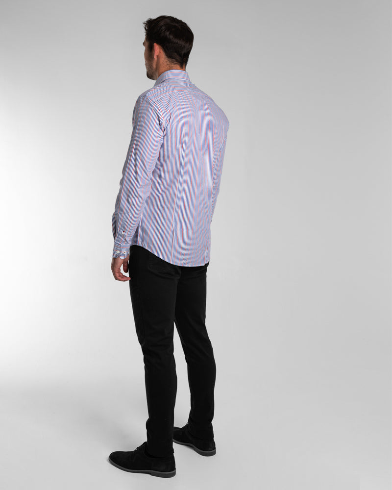 Limited Edition Two Colour Stripe Long Sleeve Shirt