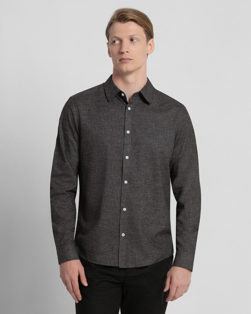 Long Sleeve Chambray Shirt