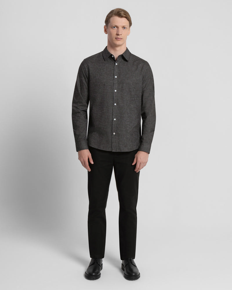 Long Sleeve Chambray Shirt