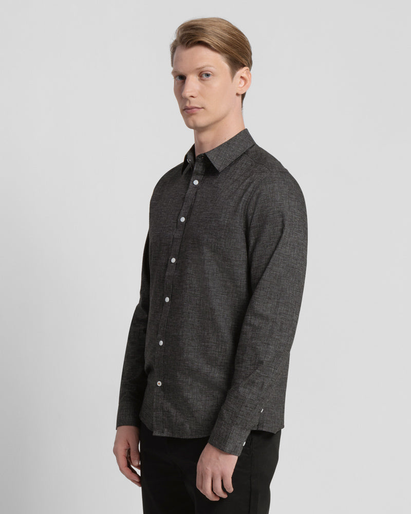 Long Sleeve Chambray Shirt