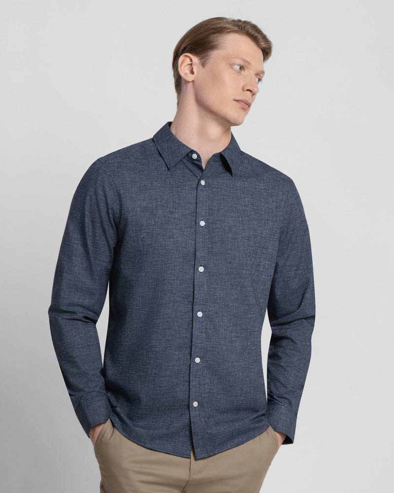 Long Sleeve Chambray Shirt
