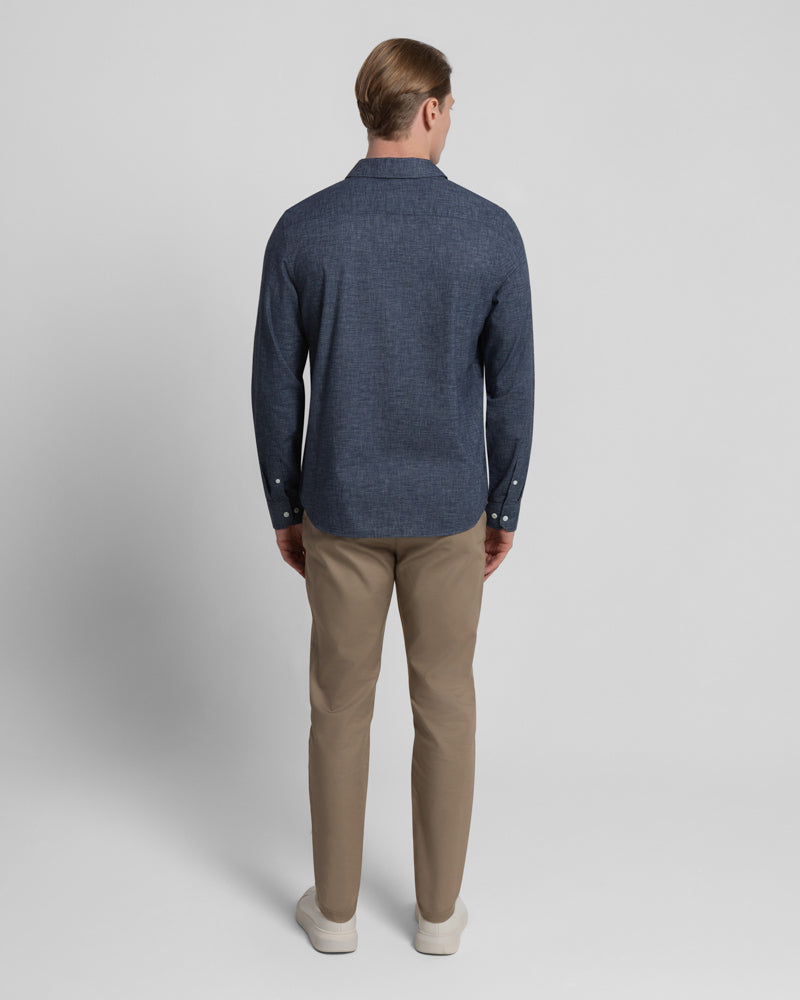 Long Sleeve Chambray Shirt