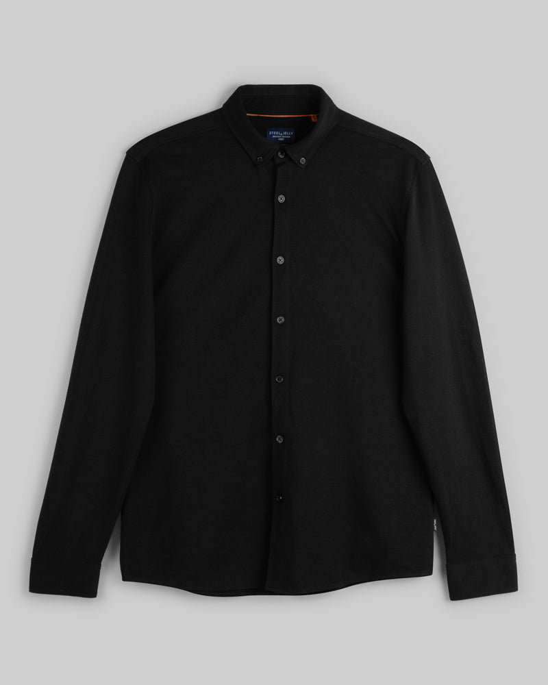 Pique Jersey Long Sleeve Shirt