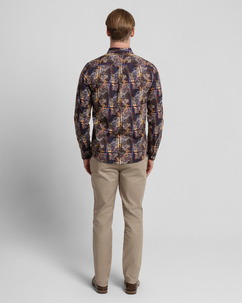 Limited Edition Abstract Eastern Inspired Digital Print Shirt