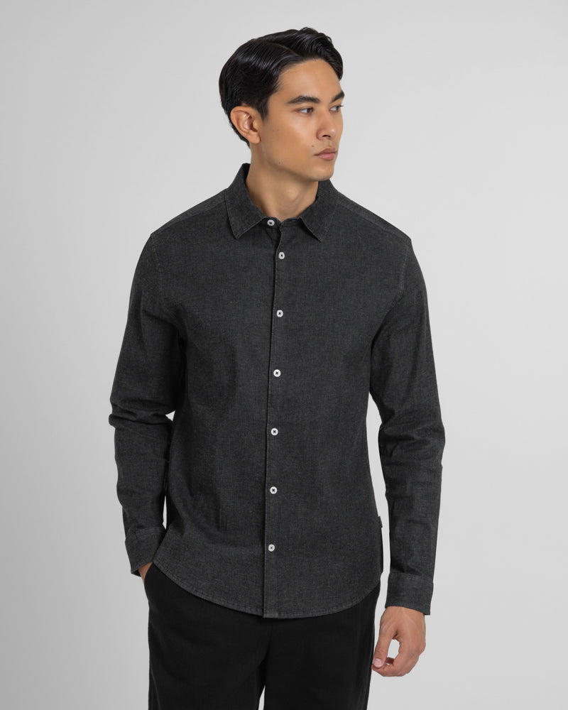 Steel & Jelly Men’s Bruera Denim Long Sleeve Shirt