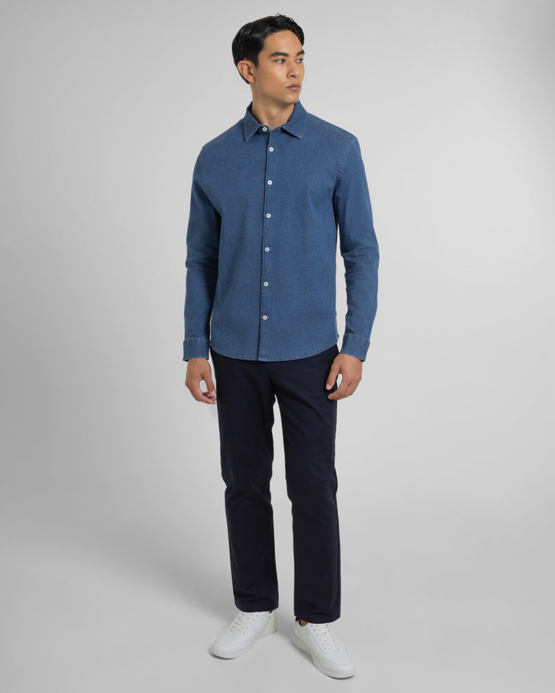 Bruera - Denim Long Sleeve Shirt