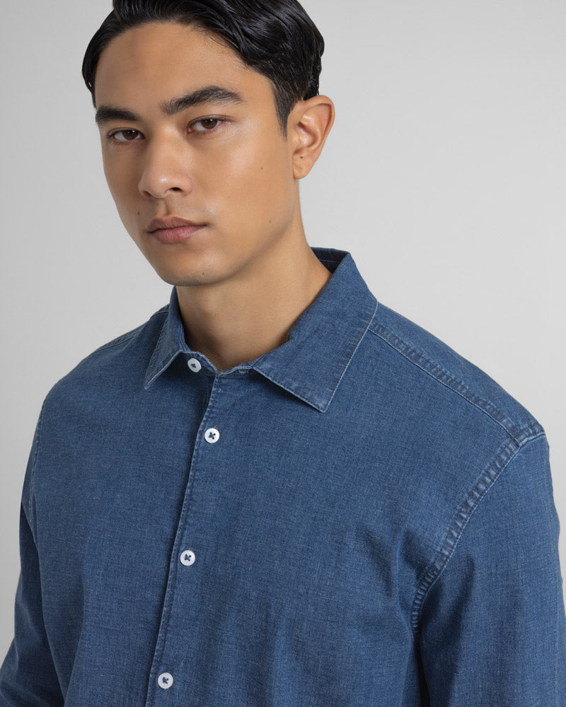 Steel & Jelly Men’s Bruera Denim Long Sleeve Shirt
