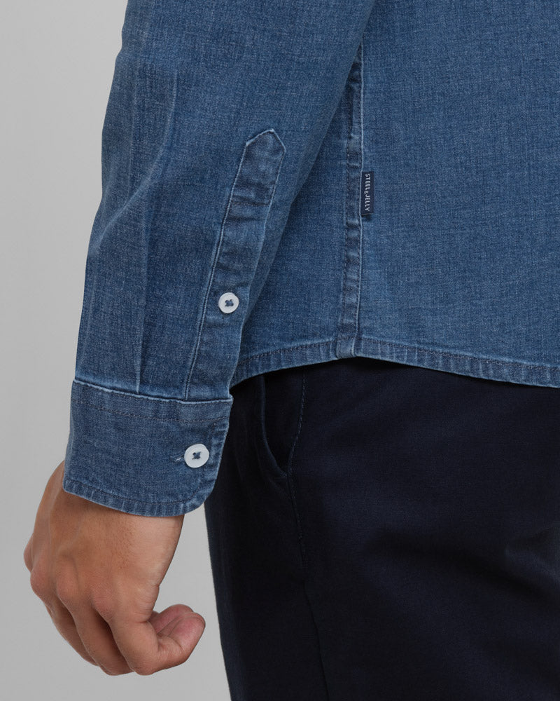 Bruera - Denim Long Sleeve Shirt