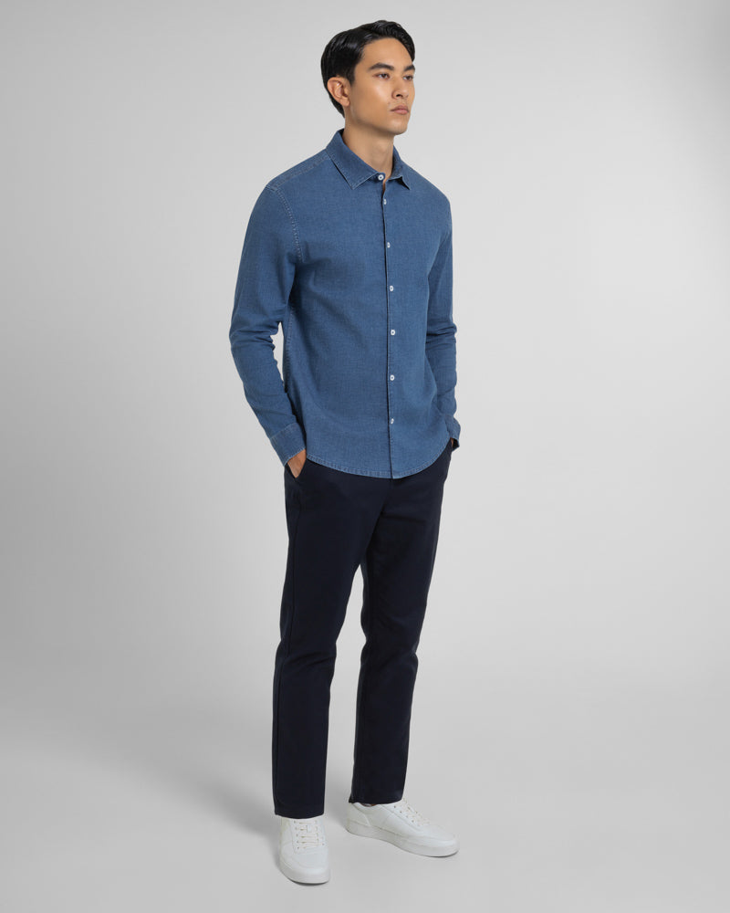 Bruera - Denim Long Sleeve Shirt