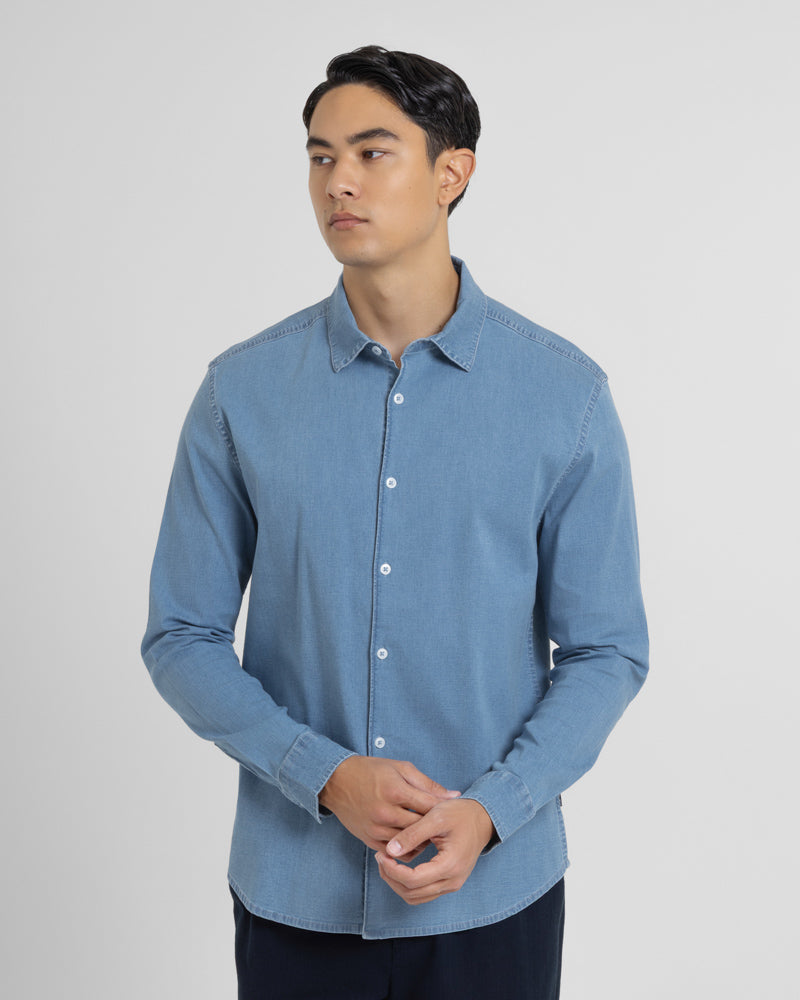Steel & Jelly Men’s Bruera Denim Long Sleeve Shirt