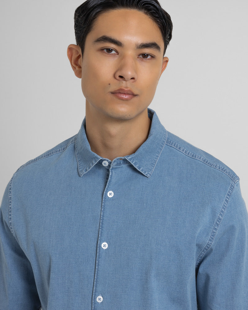 Steel & Jelly Men’s Bruera Denim Long Sleeve Shirt