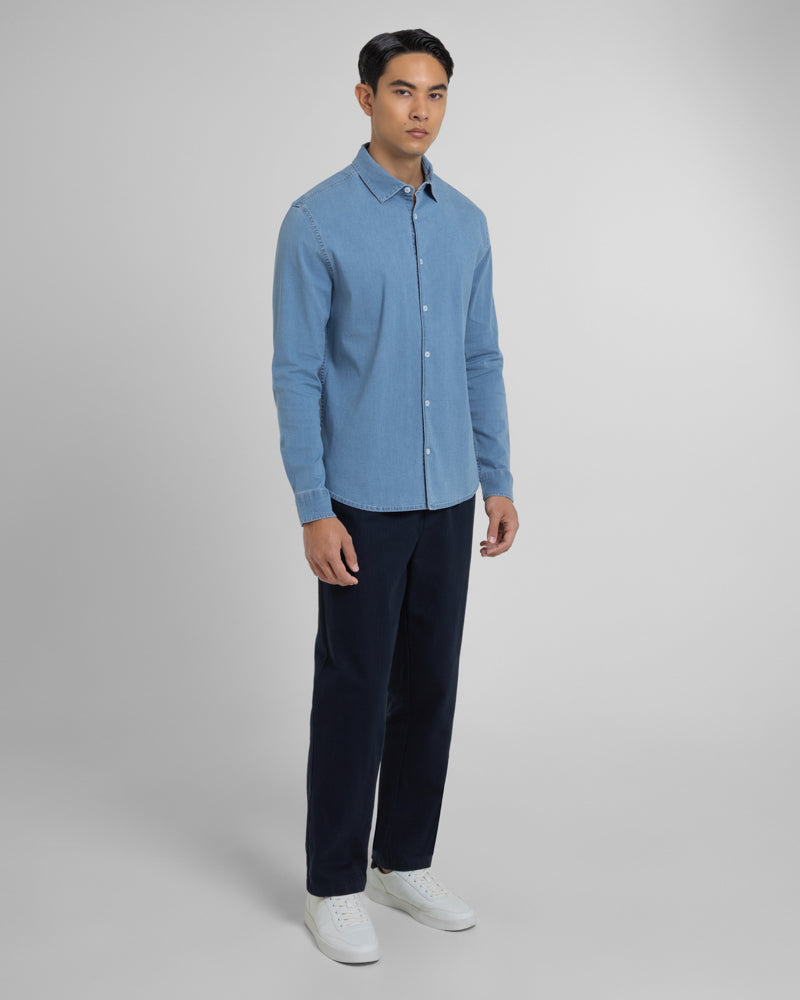 Bruera - Denim Long Sleeve Shirt